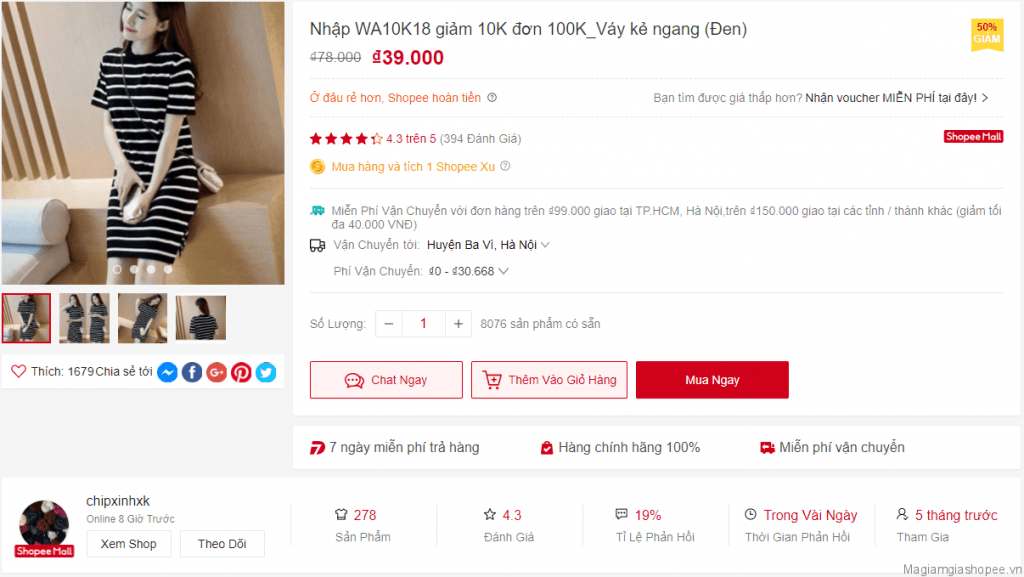 Xem đánh giá & nhận xét về Shop để biết có nên mua hàng trên Shopee không Xem thông tin đánh giá và nhận xét về shop để biết có nên mua hàng trên Shopee không