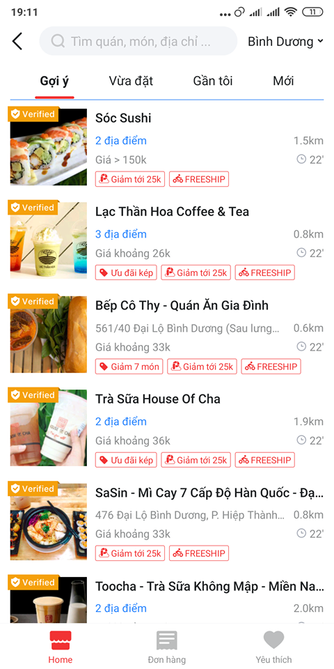 Đặt đồ ăn NOWFOOD trên Shopee không mất tiền