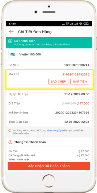 Hướng dẫn sử dụng evoucher nạp thẻ dịch vụ shopee Hướng dẫn sử dụng evoucher nạp thẻ dịch vụ shopee