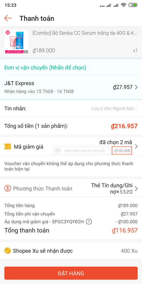 Sử dụng mã quà tặng Shopee Sử dụng mã quà tặng Shopee