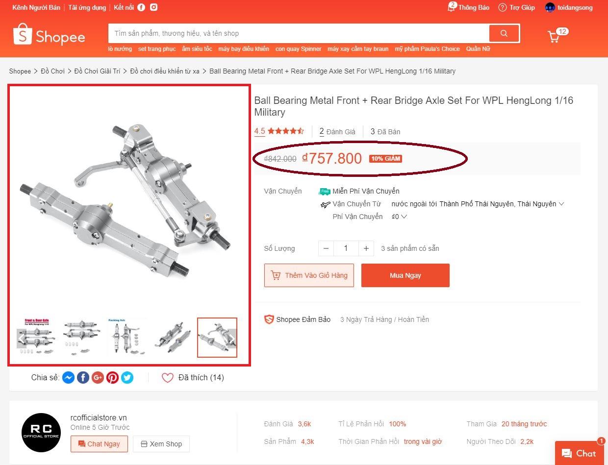 mua hàng quốc tế trên shopee