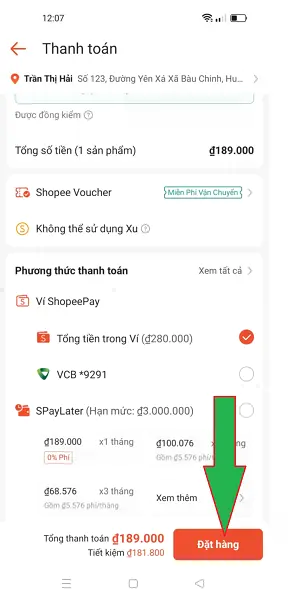 Kích hoạt Ví ShopeePay 11