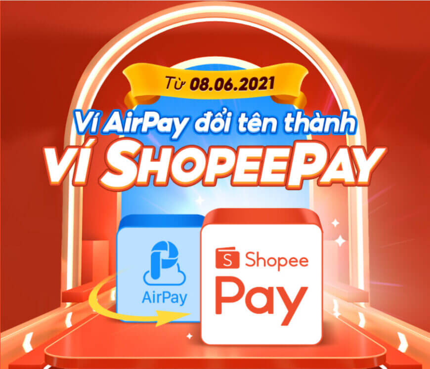 Ví Airpay đổi tên thành ví ShopeePay