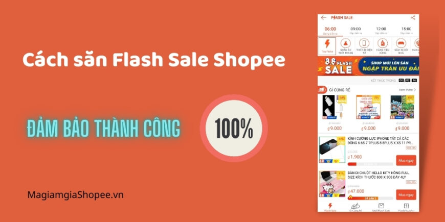 Cách săn Flash Sale Shopee