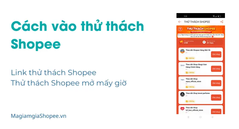 Thử thách shopee 4