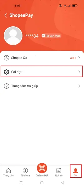 Ví ShopeePay 5