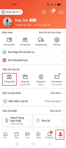 Ví ShopeePay