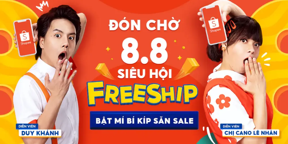 siêu sale shopee 8.8