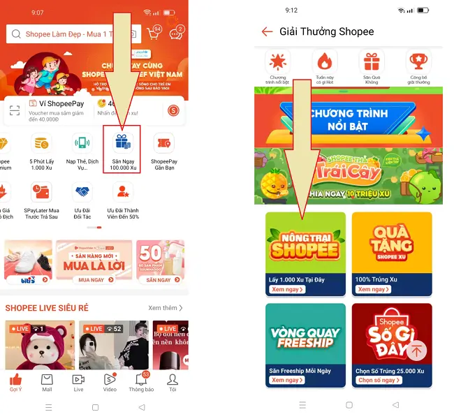 Shopee Nông trại