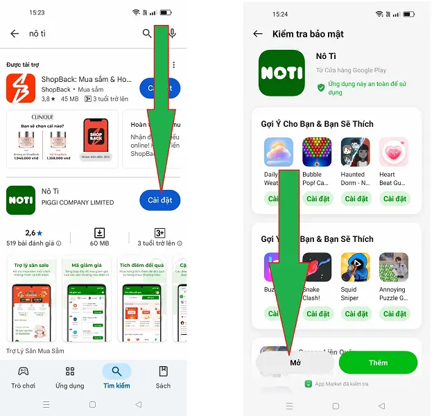 App Nô Tì 2