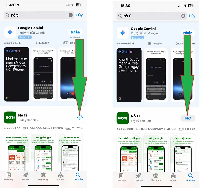 App Nô Tì 3