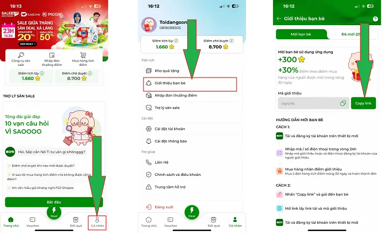 App Nô Tì 8