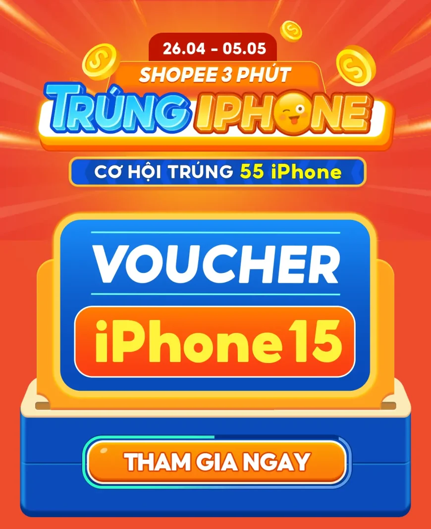 shopee 3 phút trúng iphone