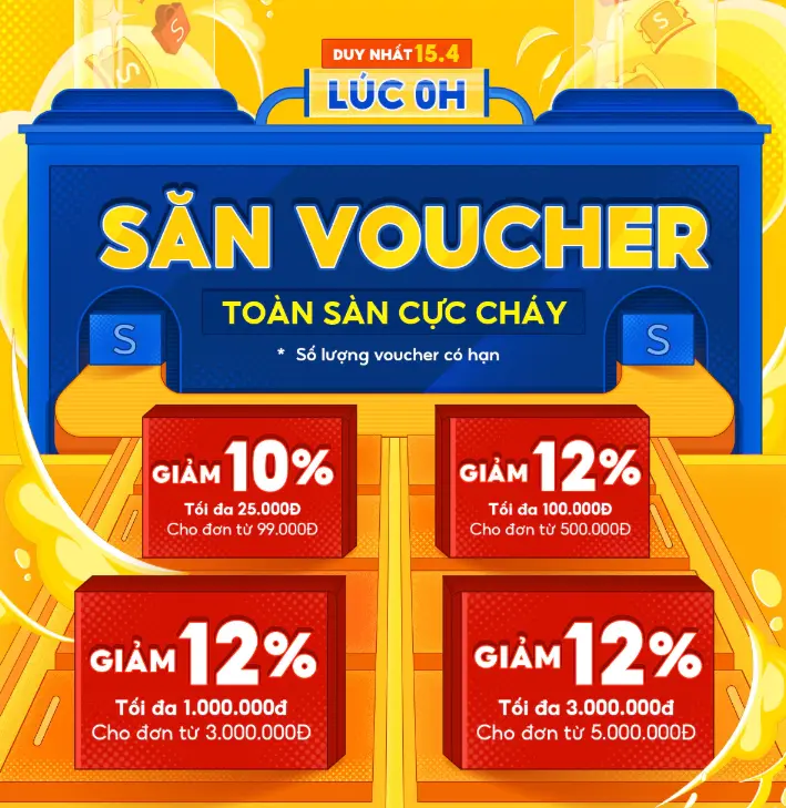 voucher toàn sàn shopee 15.4