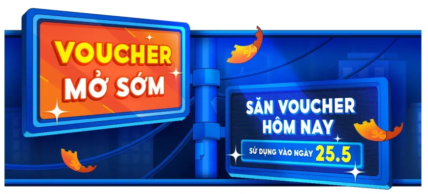 voucher mở sớm shopee 25.5