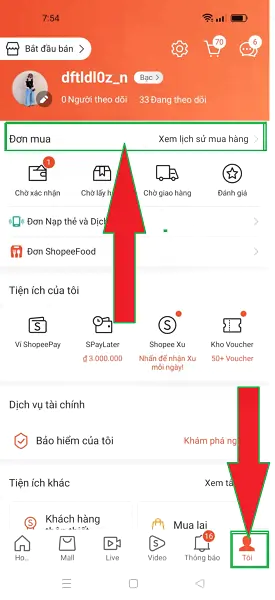 ID đơn hàng Shopee 2