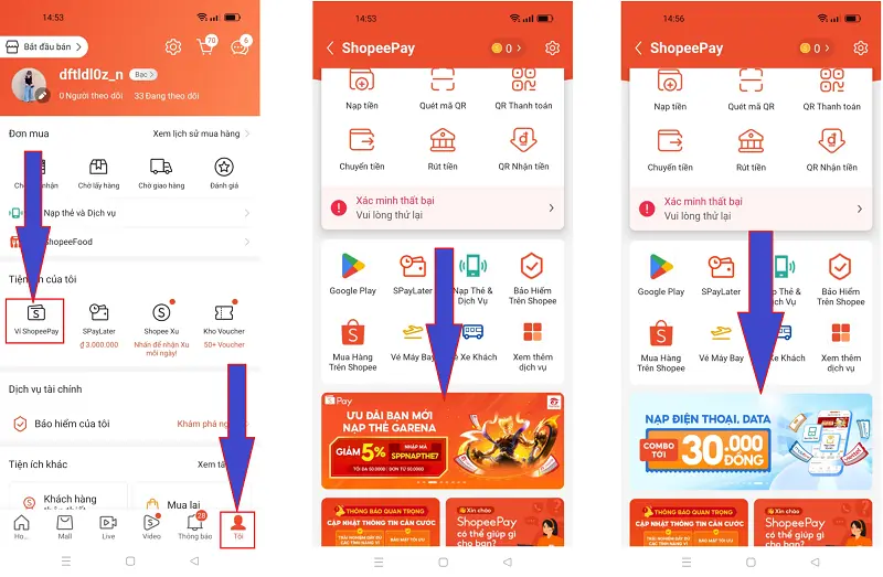 Mã giảm giá Shopee Pay 1