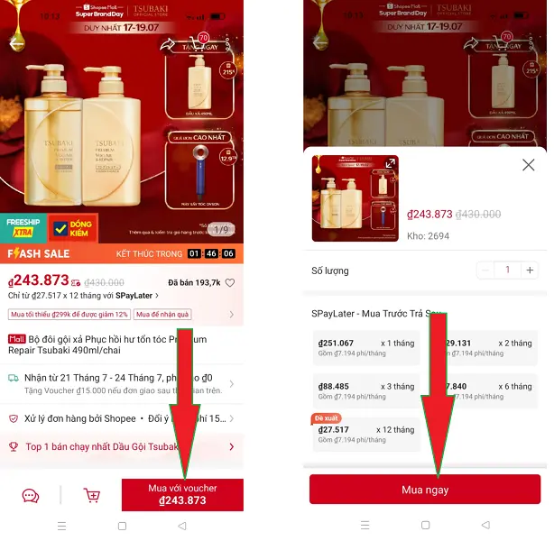 Phương thức vận chuyển trên shopee