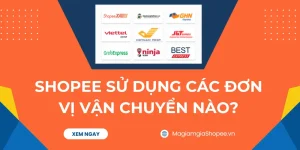 shopee sử dụng các đơn vị vận chuyển nào