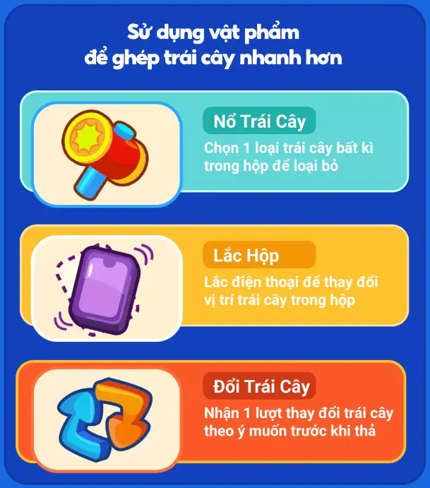 vật phẩm thả trái cây