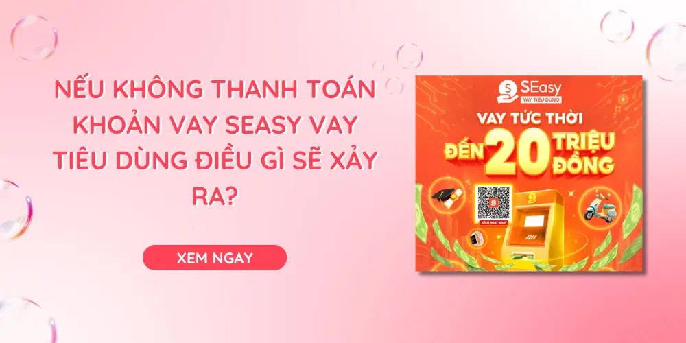 Nếu không thanh toán khoản vay SEasy Vay Tiêu Dùng điều gì sẽ xảy ra