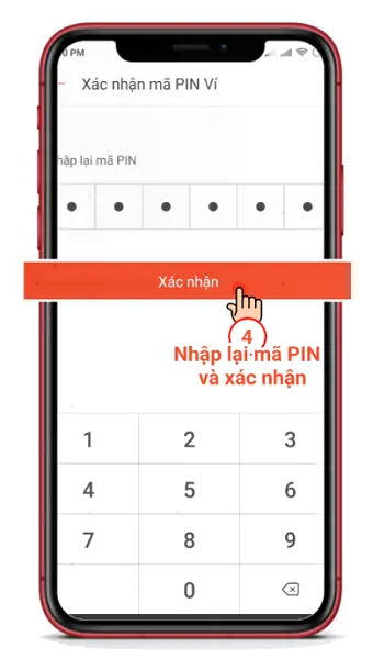 Tạo, thay đổi mã pin 2