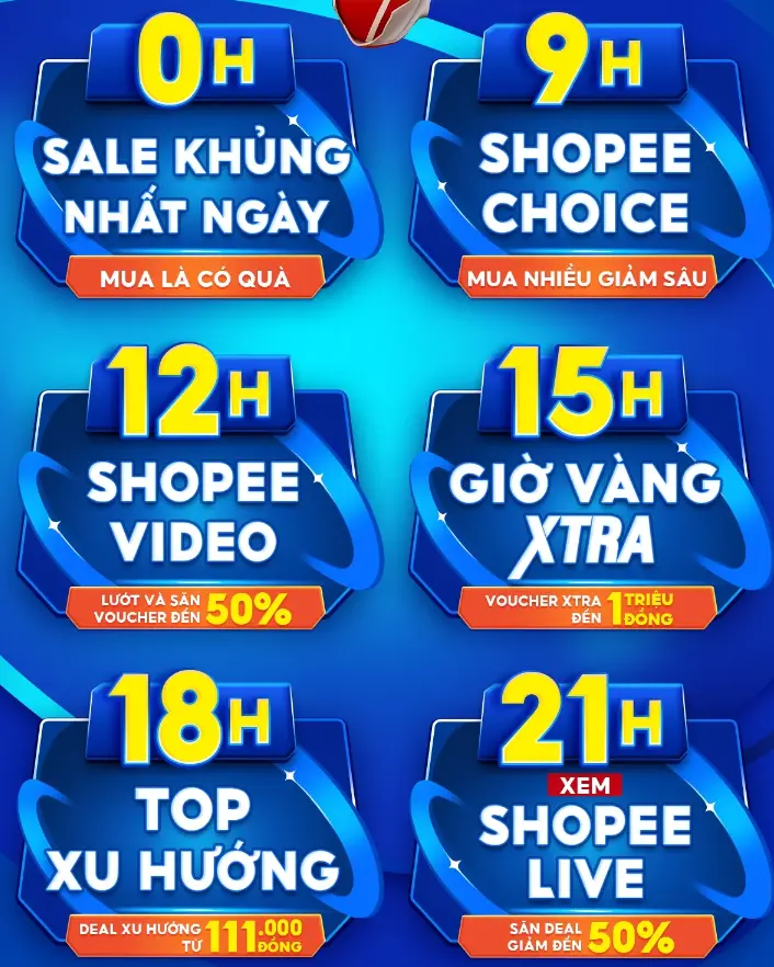 khung giờ vàng săn sale shopee 11.11