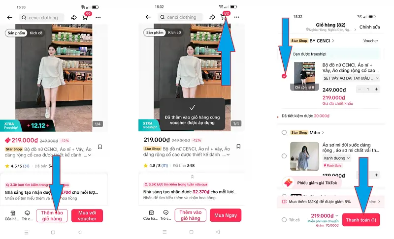 Mua hàng tiktok tích xu trên app Nô tì 3