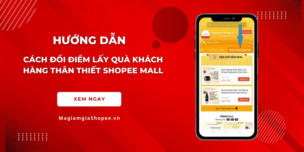 đổi điểm lấy quà shopee mall