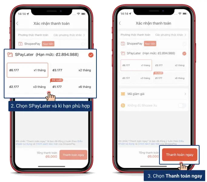 Thanh toán SPaylater 3