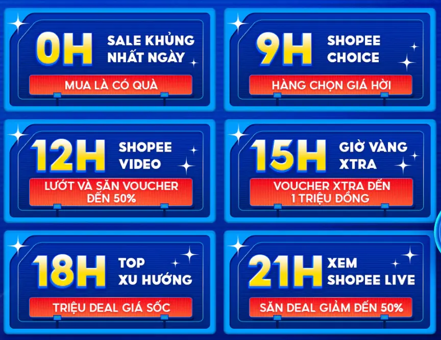 khung giờ săn sale shopee 25.3 2025