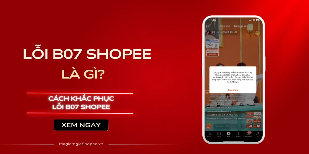 lỗi B07 Shopee