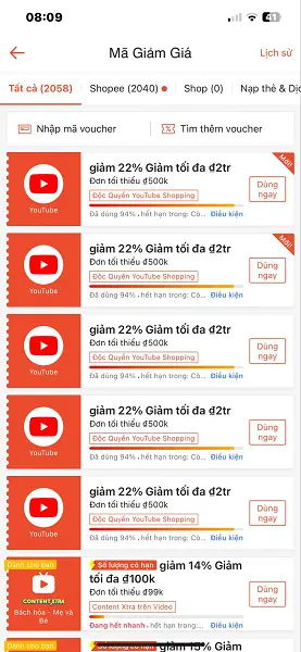Mã shopee 1