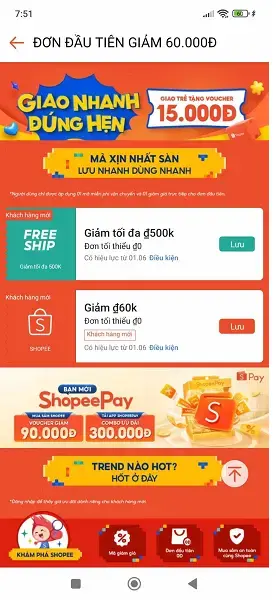 Shopee đơn hàng đầu tiên