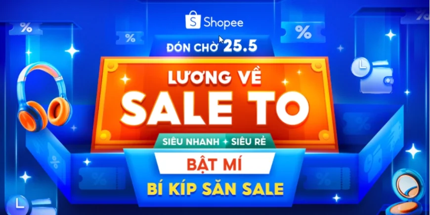 Shopee 25.5 magiamgiashopee.vn