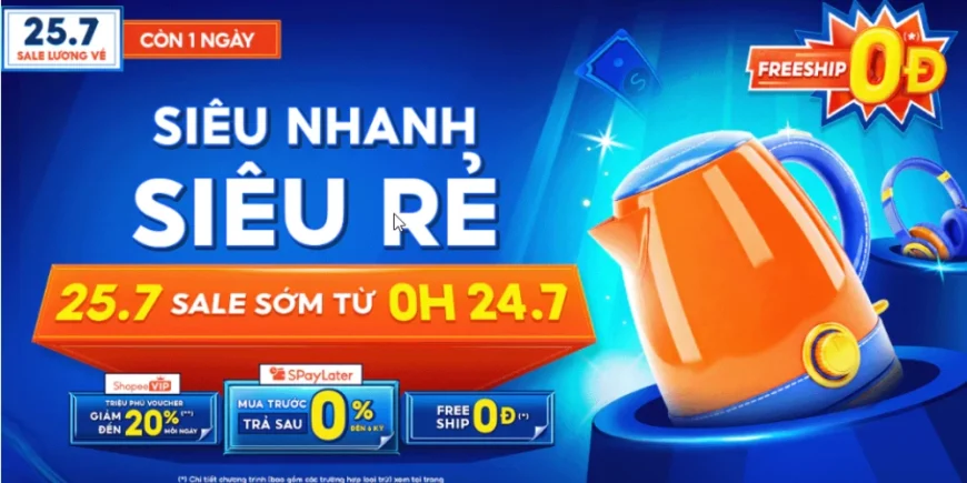 Shopee 25.7.2026 magiamgiashopee.vn