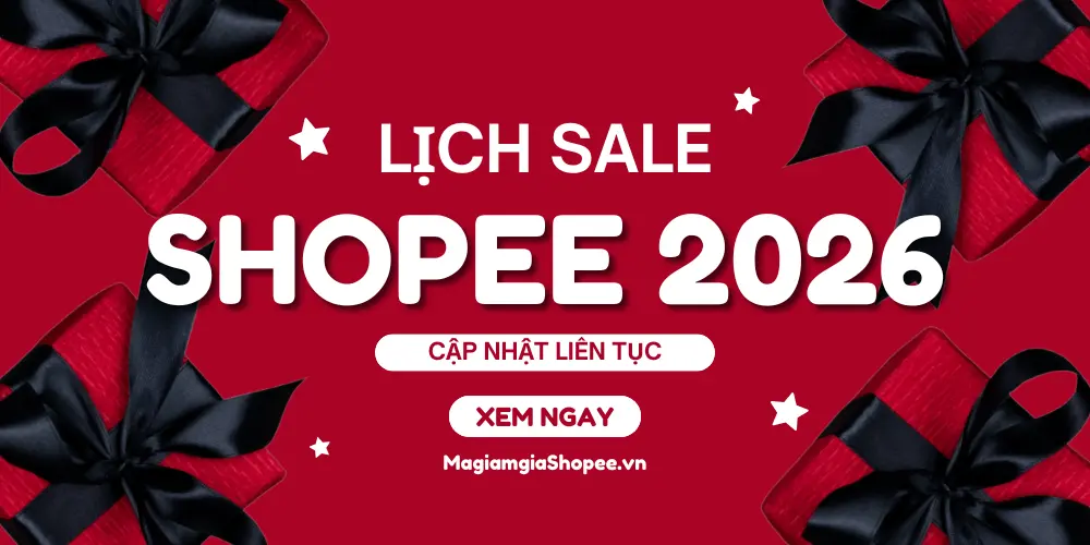 lịch sale shopee 2026