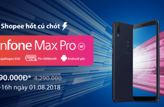 Asus Zenfone Max Pro M1 giảm 300K độc quyền trên Shopee